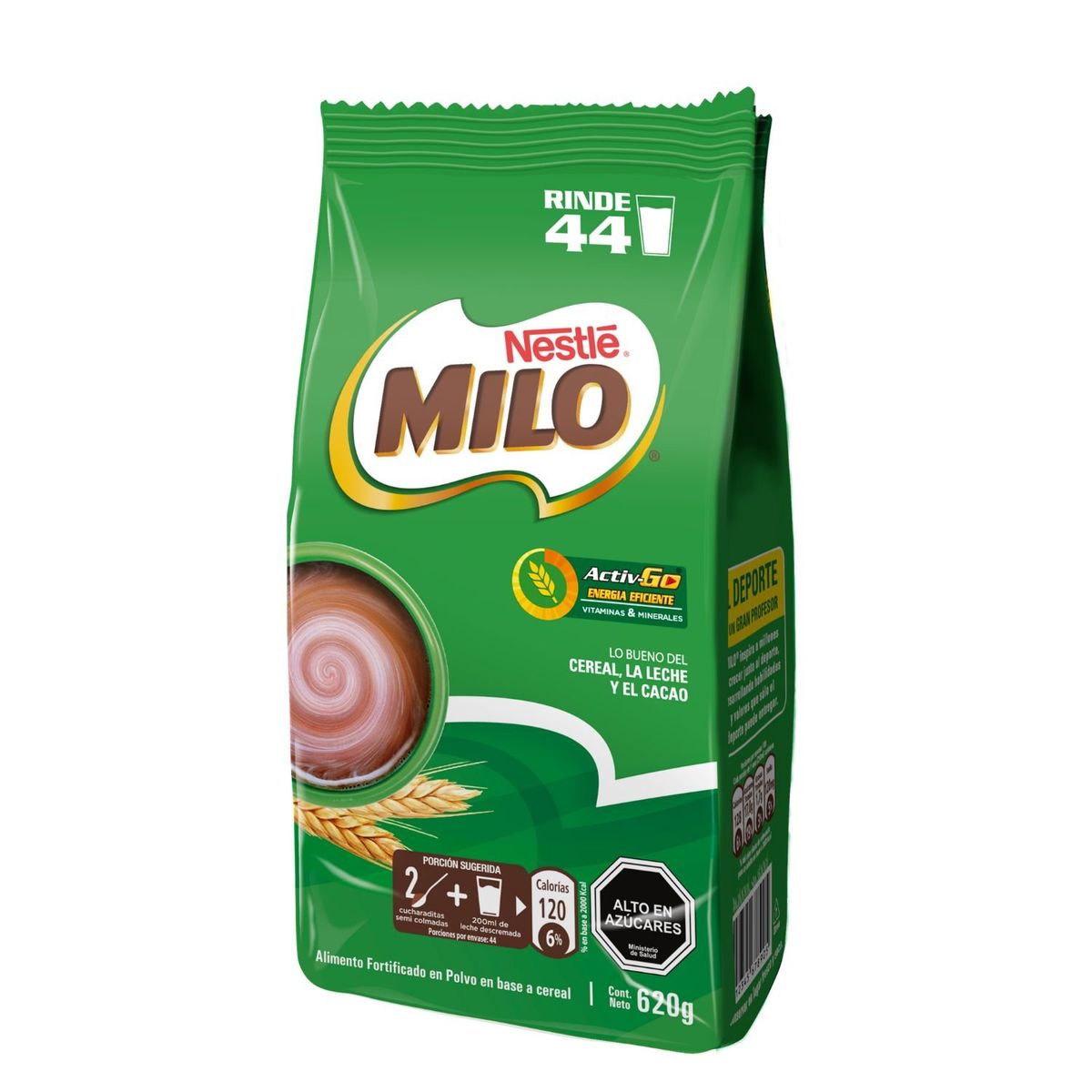 MILO - Saborizante en Polvo Milo Activ-Go Sabor Chocolate 620 g
