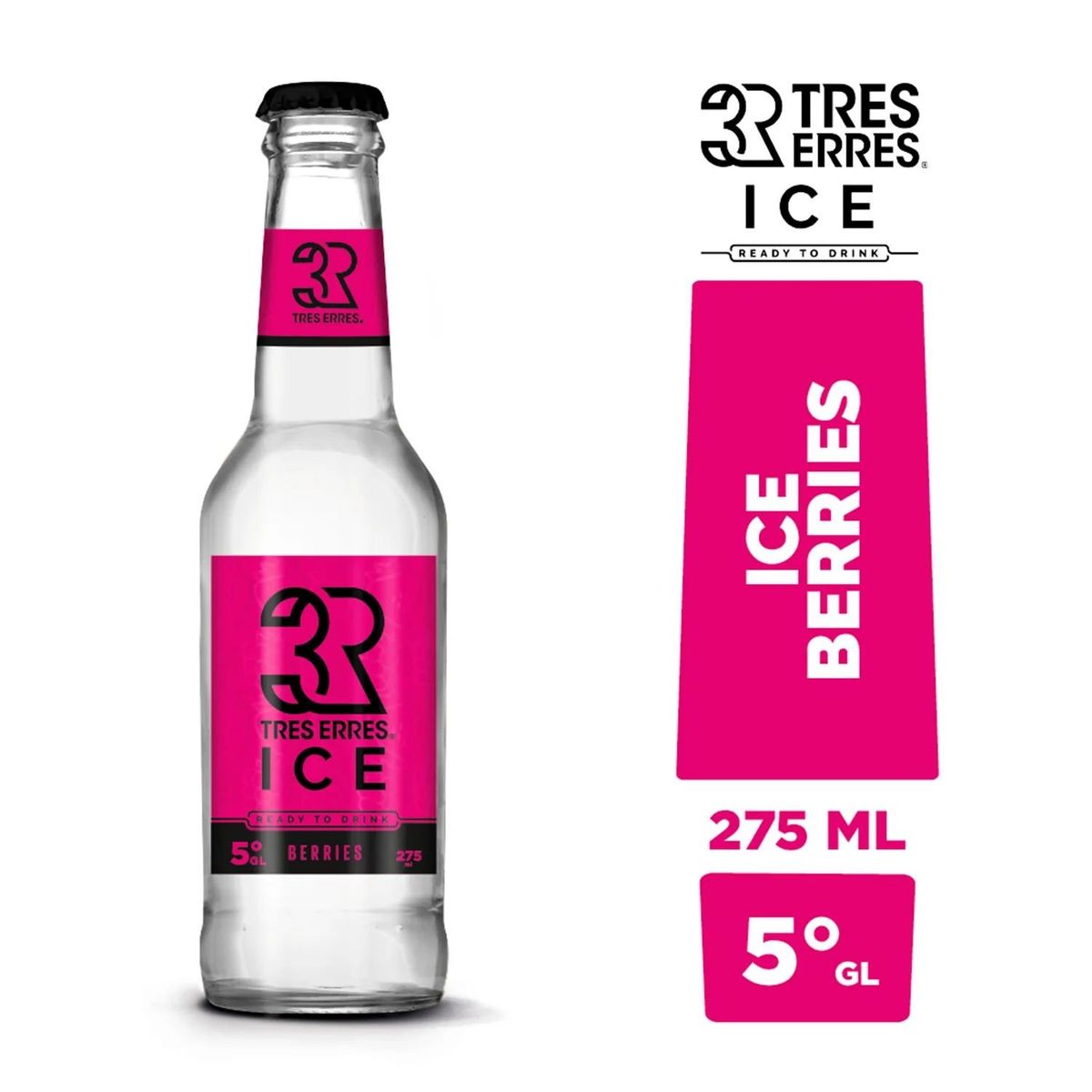 TRES ERRES - Cóctel Ice Berries Ready To Drink Tres Erres 5° 275 ml