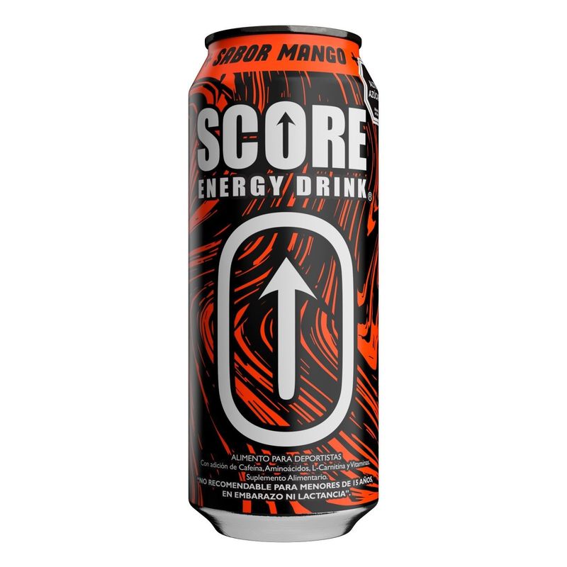 SCORE - Bebida Energética Sabor Mango Score 500 ml