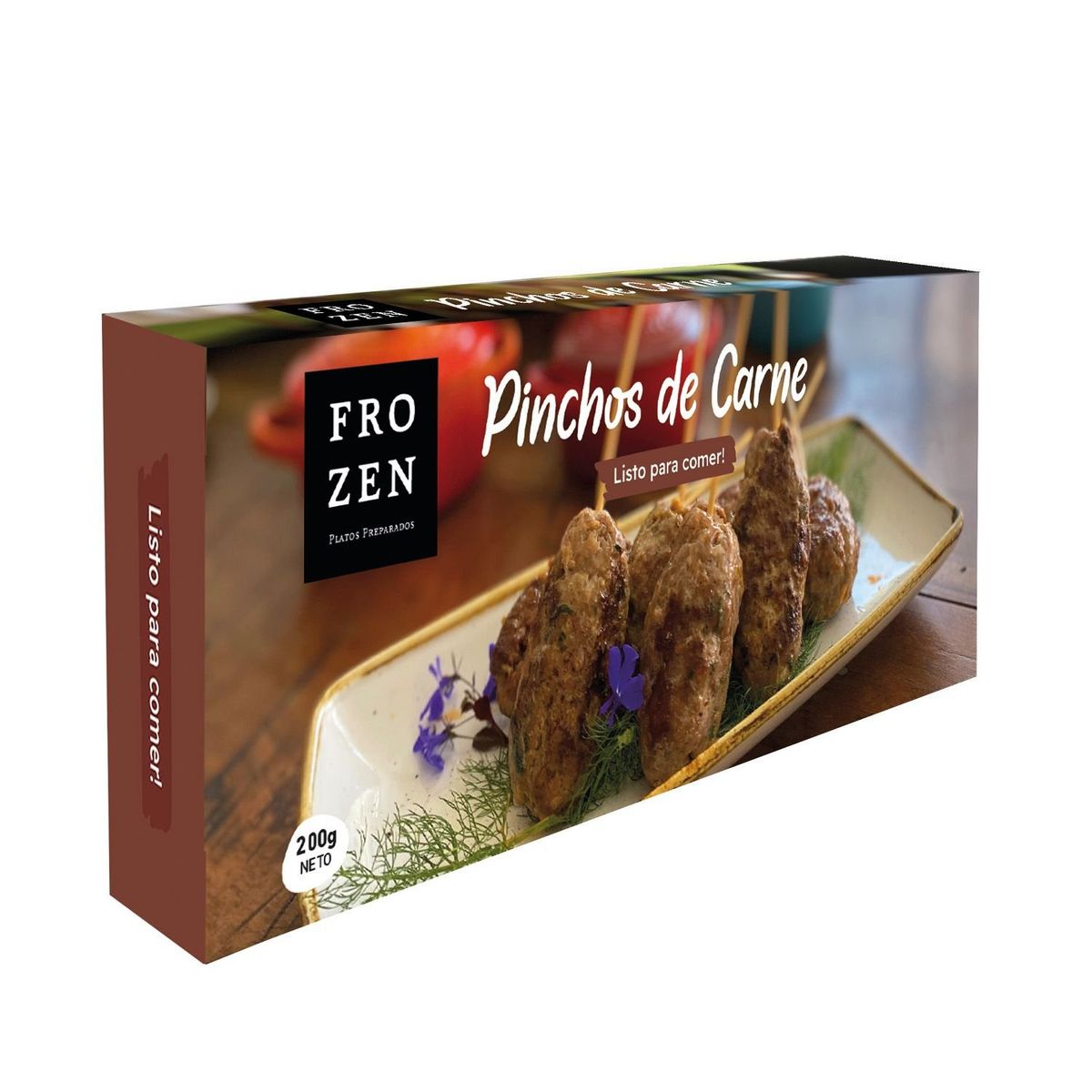 FRO ZEN - Pinchos de Carne Congelados Fro Zen 200 g