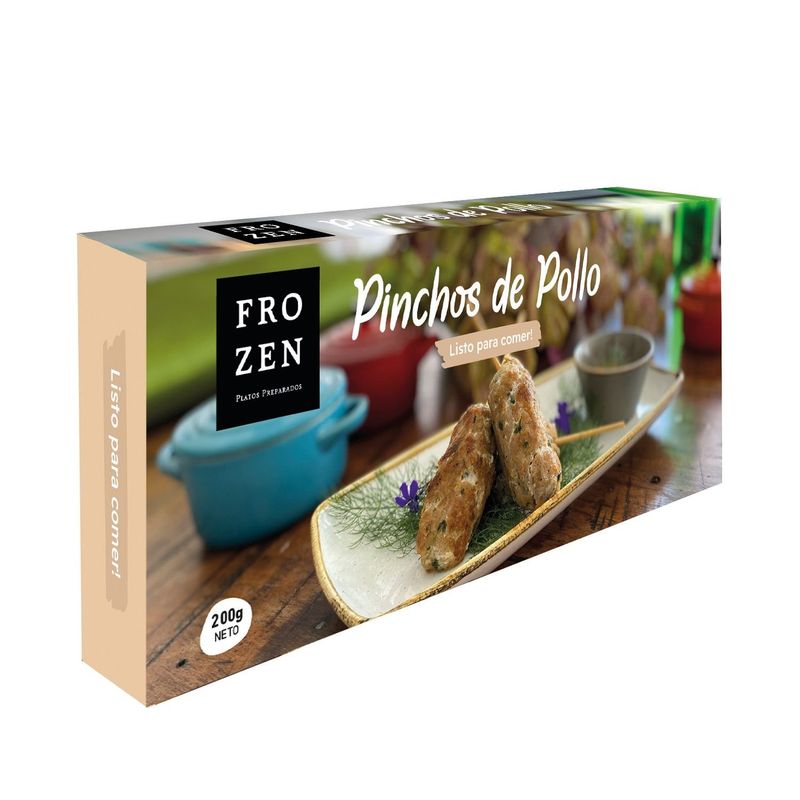 FRO ZEN - Pinchos de Pollo Congelados Fro Zen 200 g