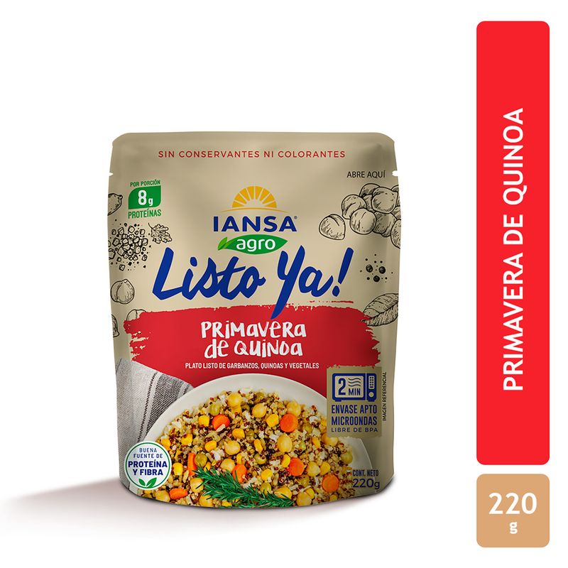 IANSA AGRO - Wok de Primavera Quinoa Listo Ya! Iansa Agro 220 g