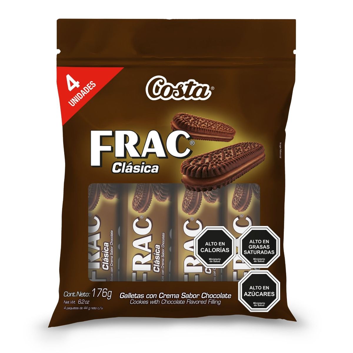 COSTA - Pack Galletas Frac Individual Clásica Costa 176 g
