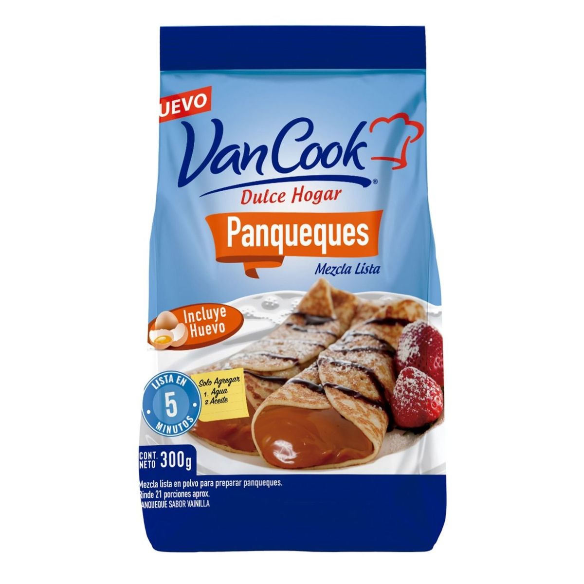 VAN COOK - Premezcla Panqueques Van Cook 300 g