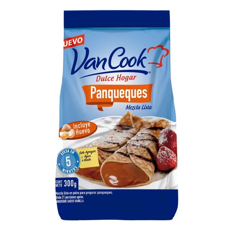 VAN COOK - Premezcla Panqueques Van Cook 300 g
