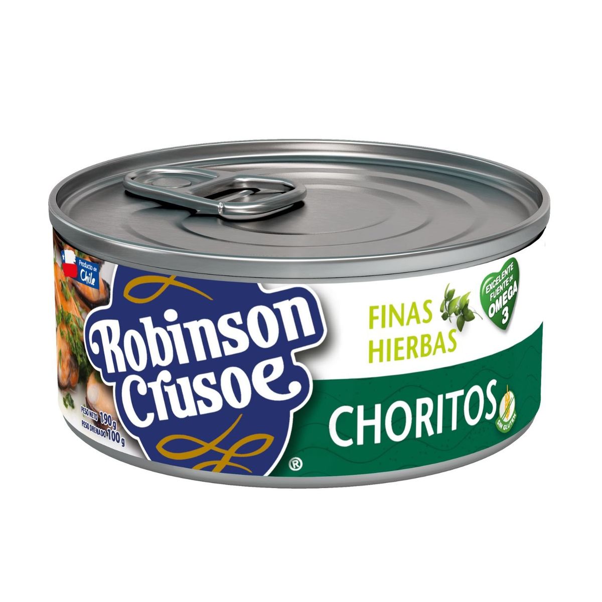 ROBINSON CRUSOE - Choritos Finas Hierbas Robinson Crusoe 190 g