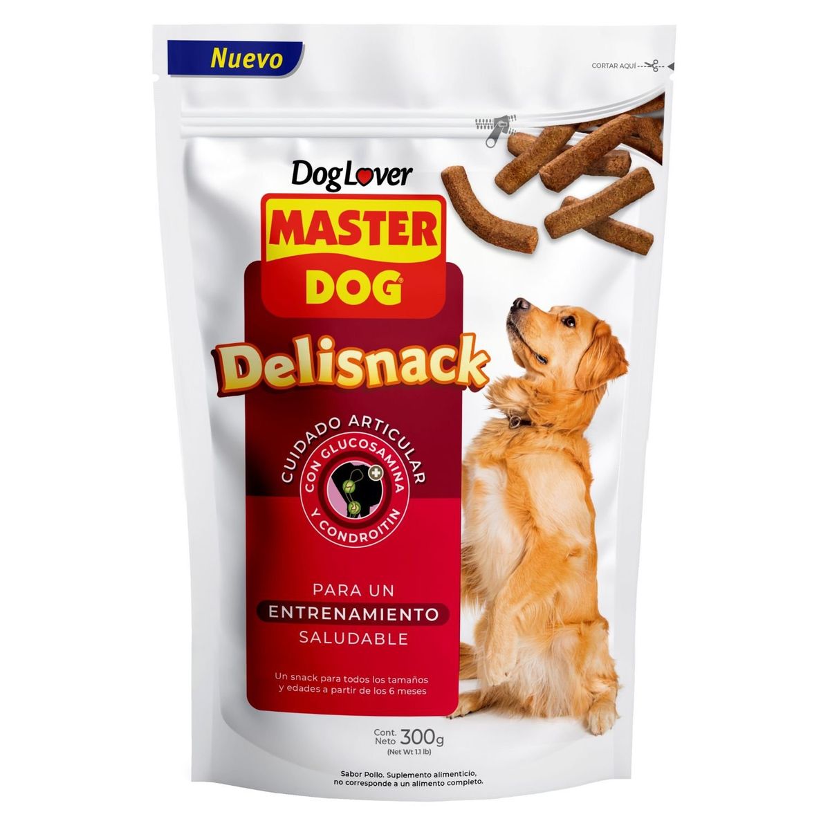 MASTER DOG - Snack para Perro Delisnack Cuidado Articular Master Dog 300 g