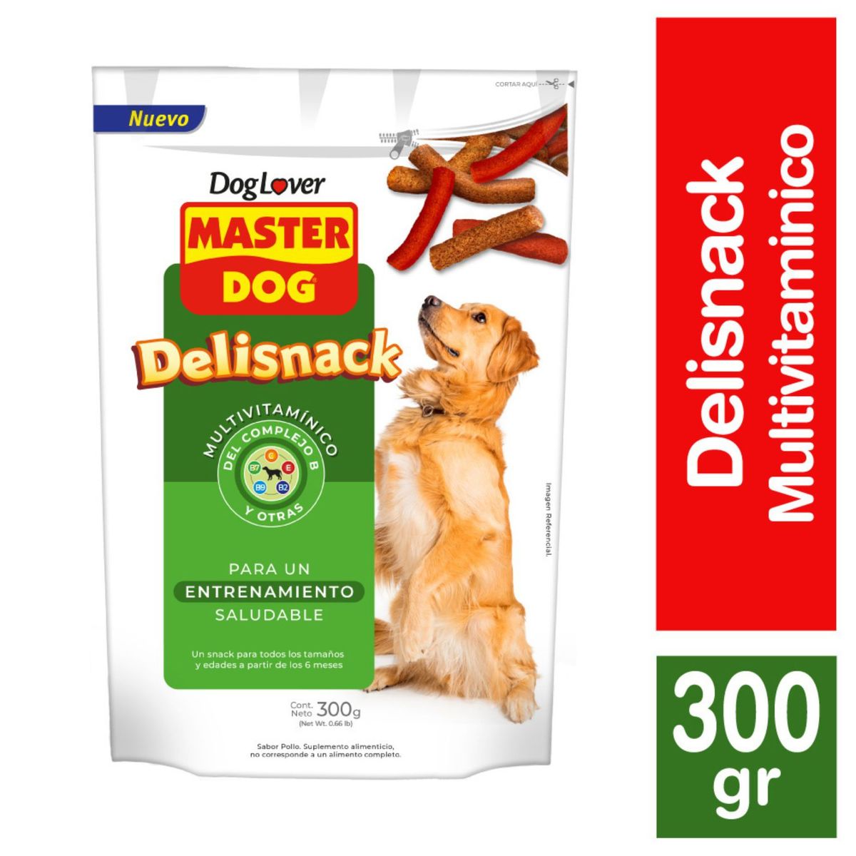 MASTER DOG - Snack para Perros Master Dog Delisnack Multivitamínico 300 g