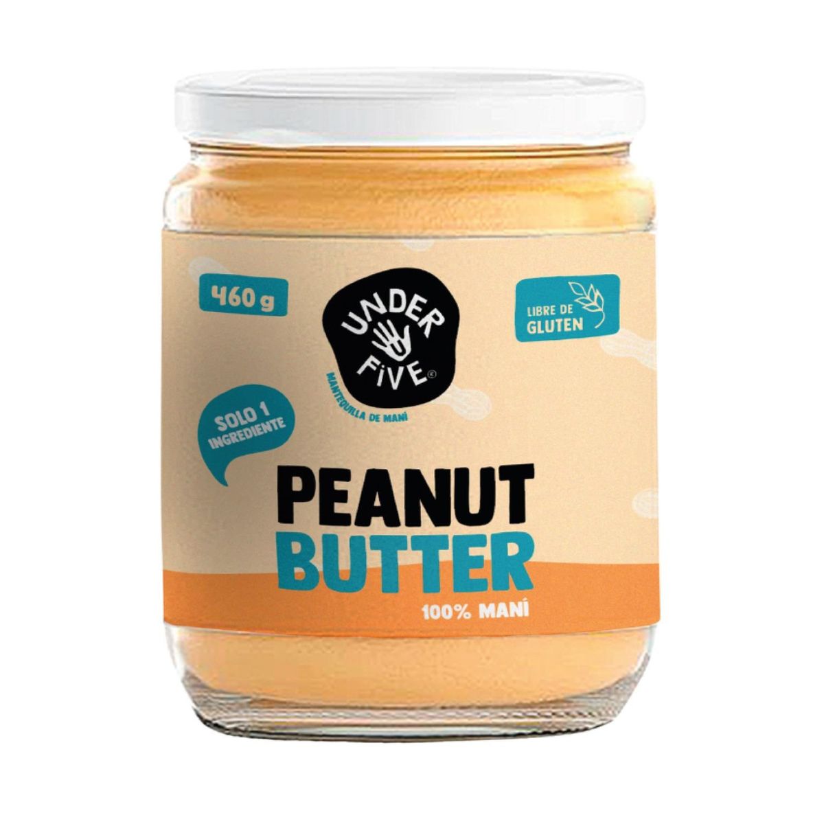 UNDERFIVE - Mantequilla de Maní Underfive 460 g