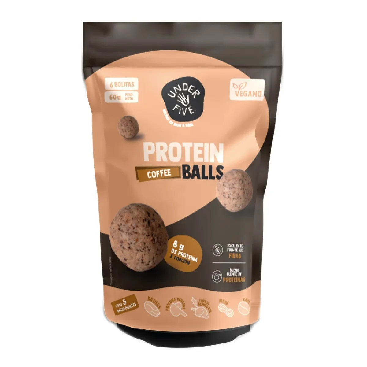 UNDERFIVE - Snack Balls Protein Coffee Underfive 60 g