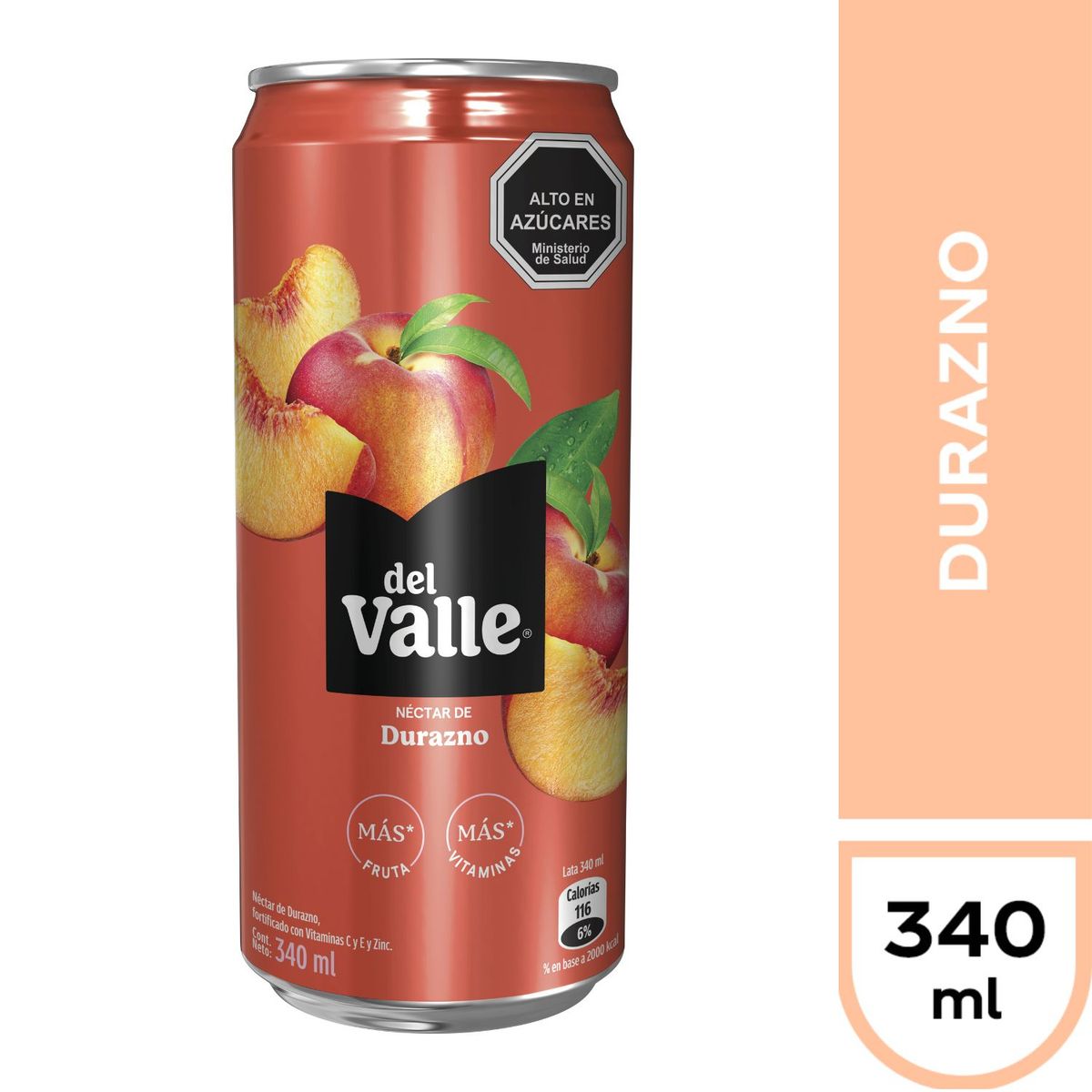 DEL VALLE - Néctar de Durazno Lata Del Valle 340 ml