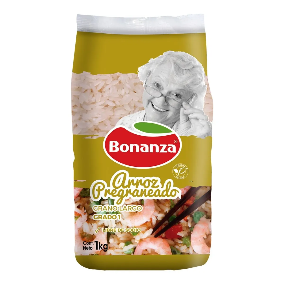 BONANZA - Arroz Pregraneado Bonanza 1 Kg