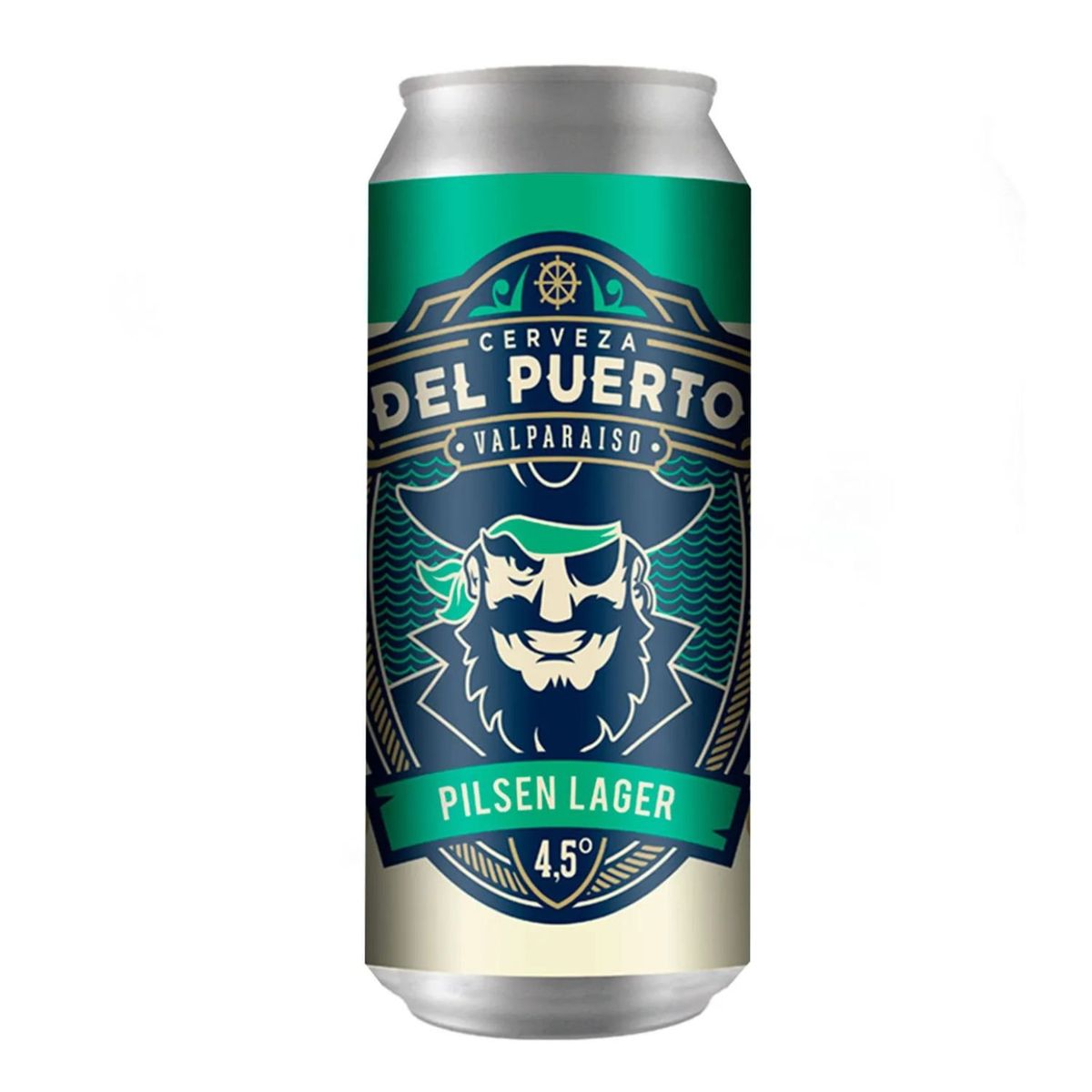  - Cerveza del Puerto Pilsen Lager 4.5° 473 ml