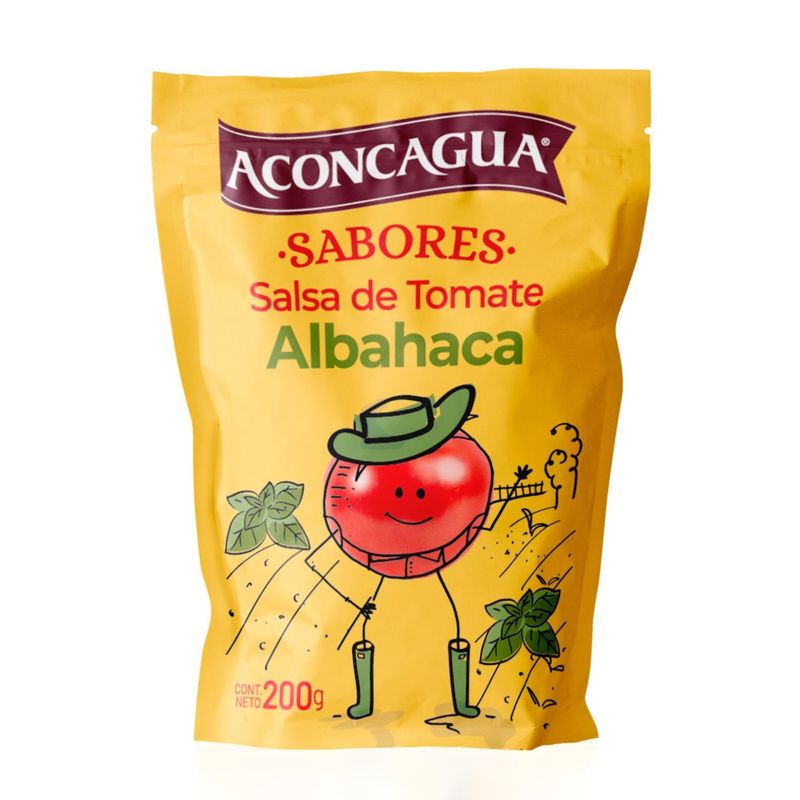 ACONCAGUA - Salsa de Tomate Albahaca Aconcagua 200 g