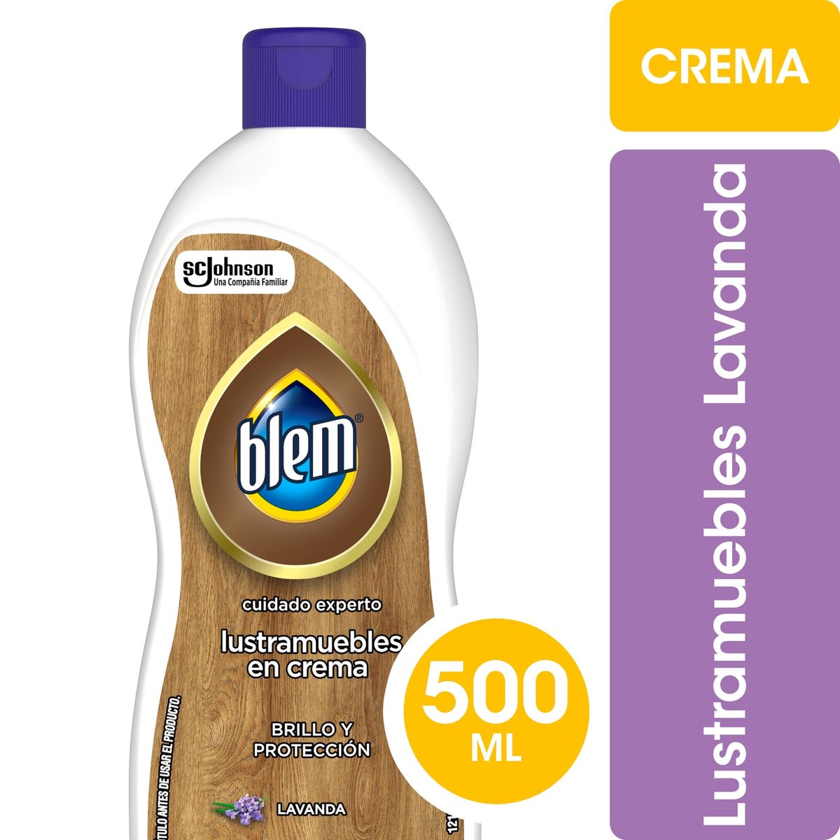 BLEM - Lustramuebles Crema Blem Lavanda 500 ml