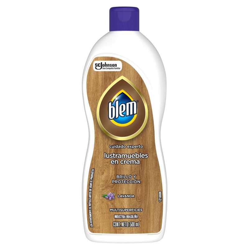 BLEM - Lustramuebles Crema Blem Lavanda 500 ml