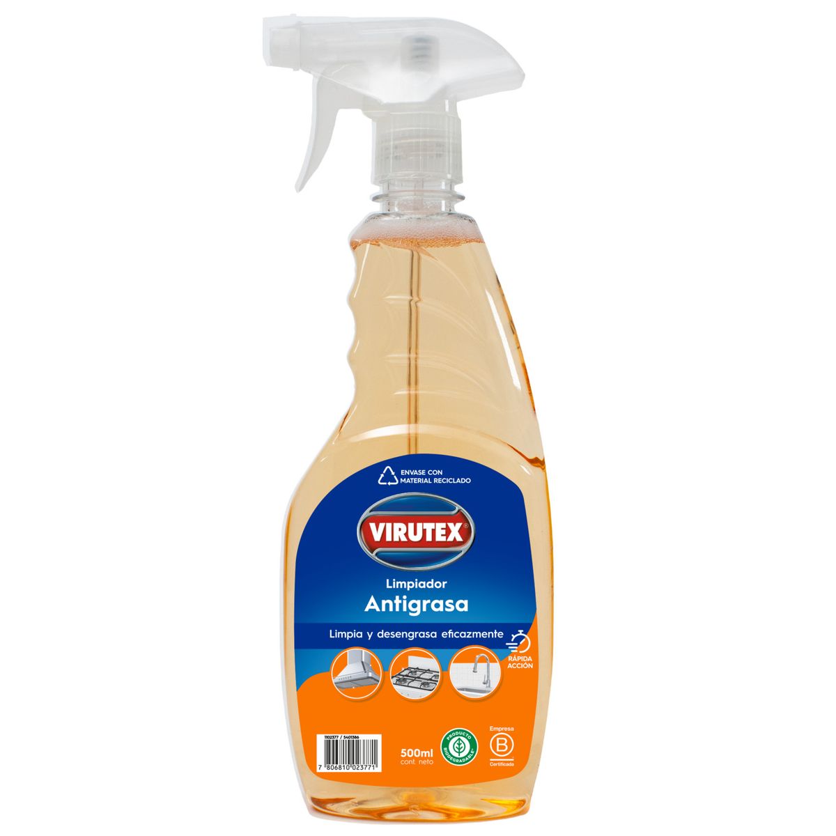 VIRUTEX - Limpiador de Grasa Virutex 500 ml