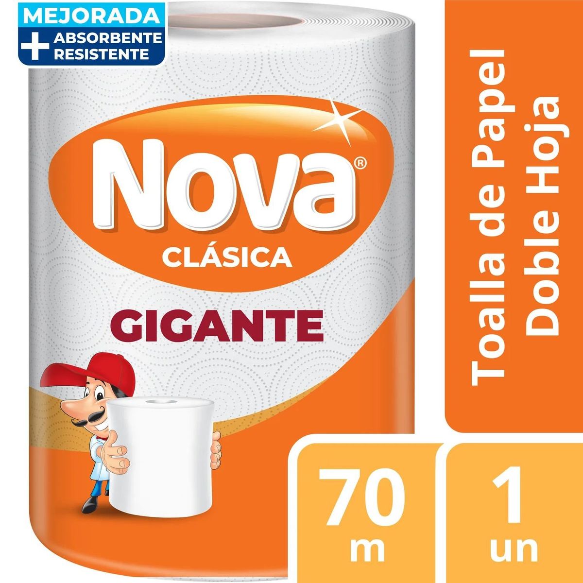 NOVA - Toalla de Papel Nova Gigante 1 x 70 mts