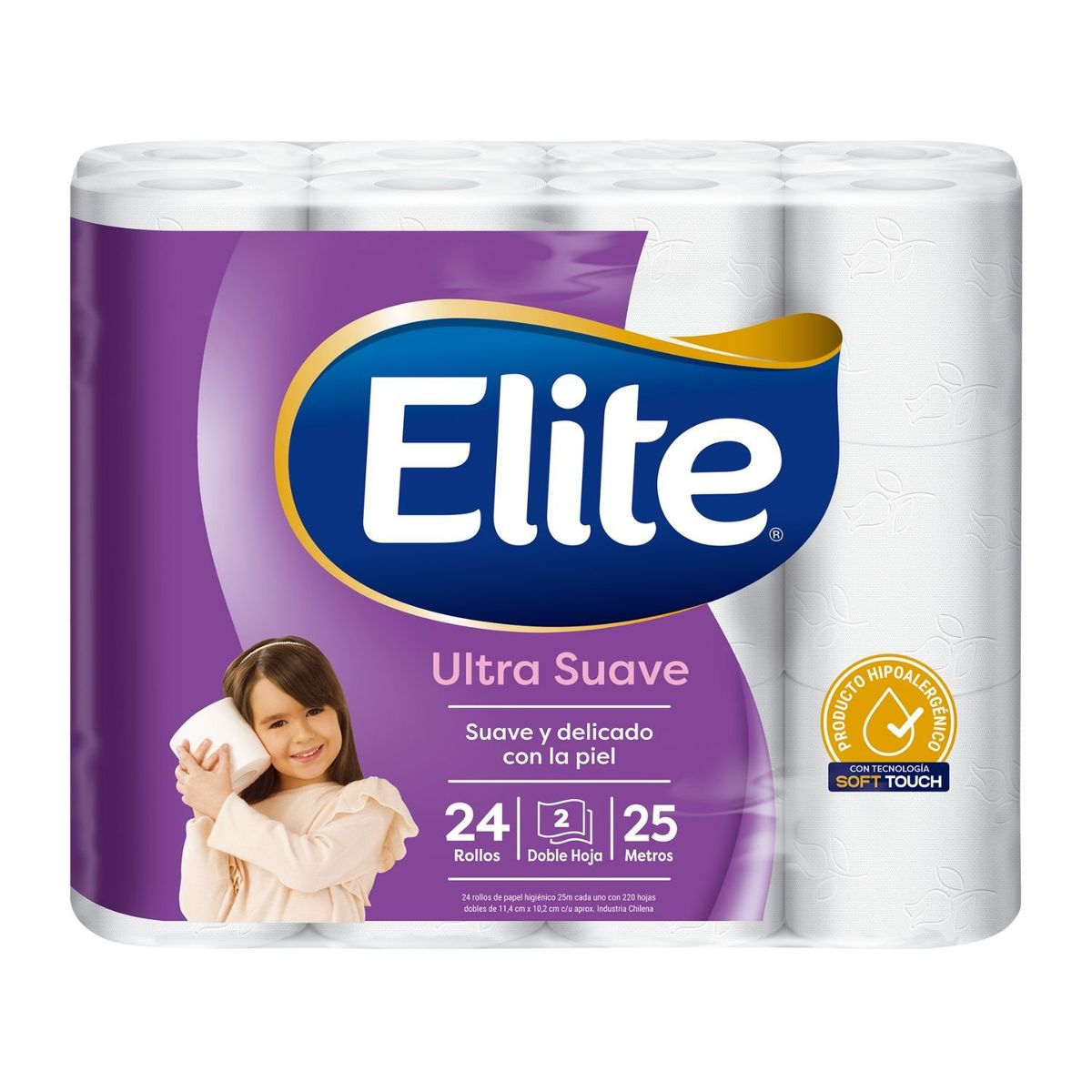 ELITE - Papel Higiénico Elite Ultra Suave 24 x 25 mts