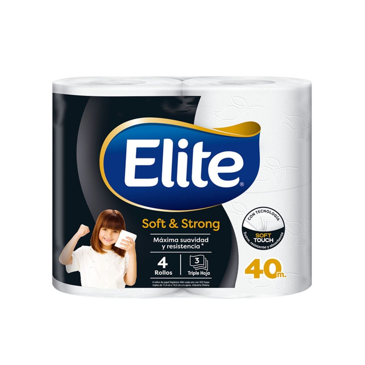 ELITE - Papel Higiénico Elite Soft & Strong 4 x 40 mts