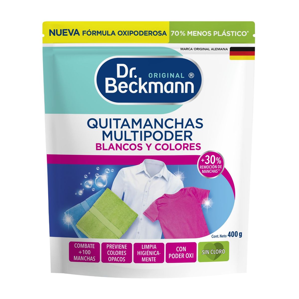 DR BECKMANN - Quitamanchas Multipoder Blancos y Colores Dr. Beckmann 400r g