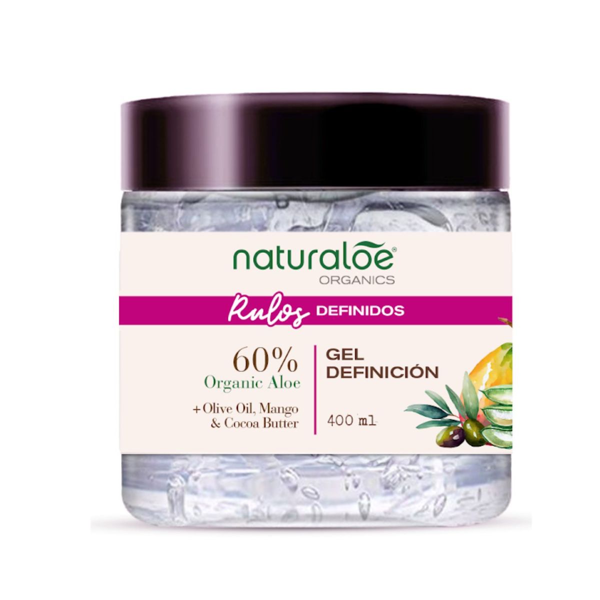 NATURALOE - Gel para Cabello Rulos Definidos Naturaloe 400 g