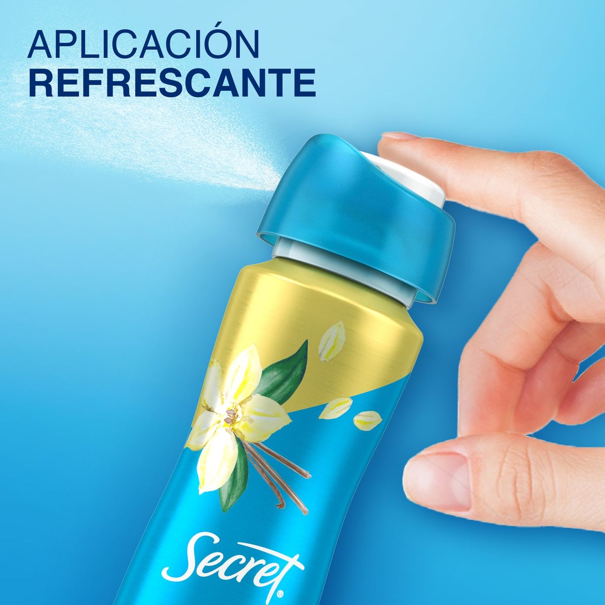 SECRET - Antitranspirante en Spray Aroma Vainilla Secret 93 g