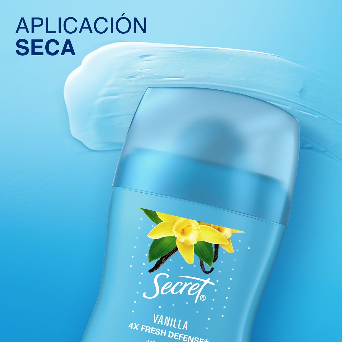 SECRET - Antitranspirante en Barra Aroma Vainilla Secret 45 g