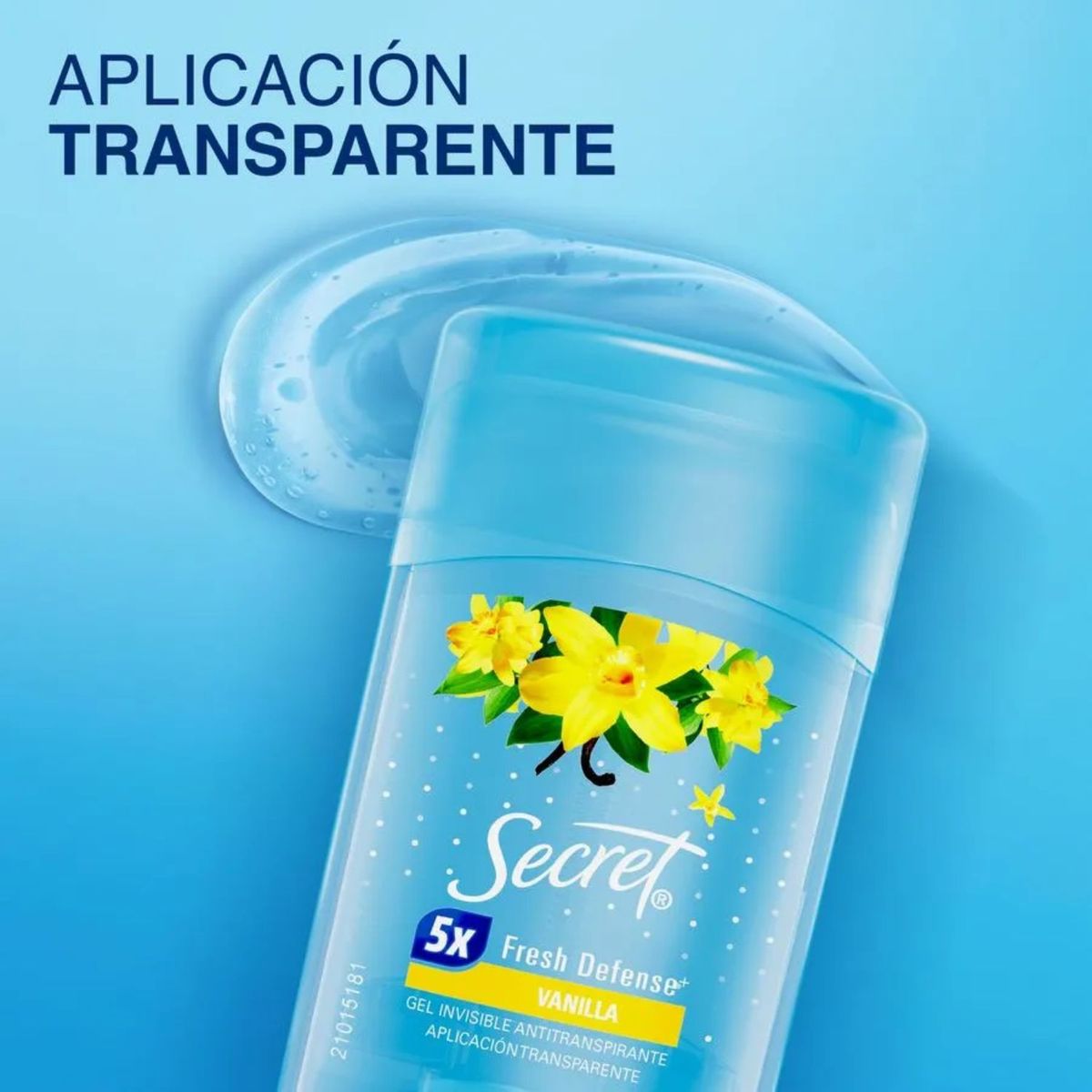SECRET - Antitranspirante en Gel Aroma Vainilla Secret 45 g