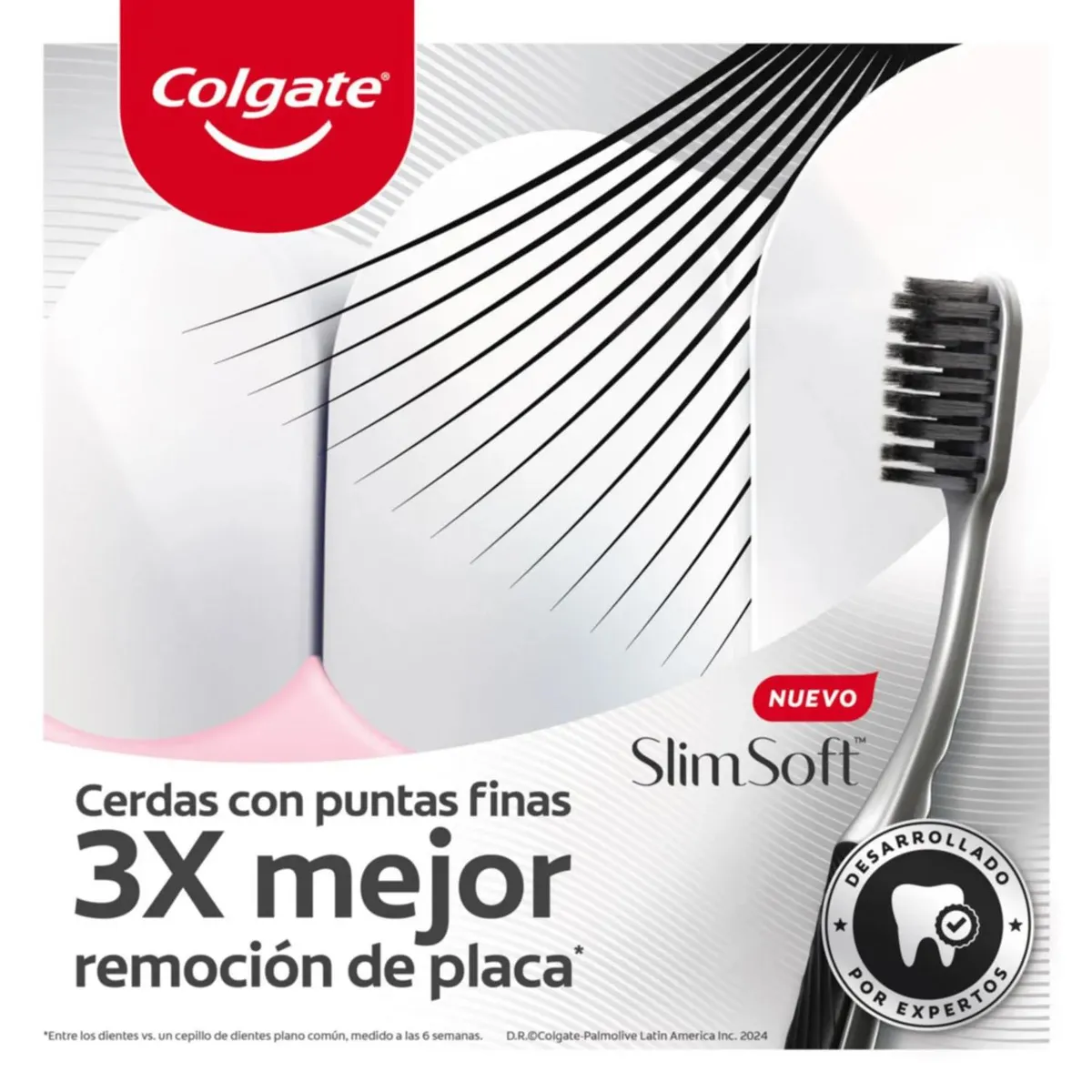 COLGATE - Pack Cepillo de Dientes Colgate Slim Soft Black 4 un