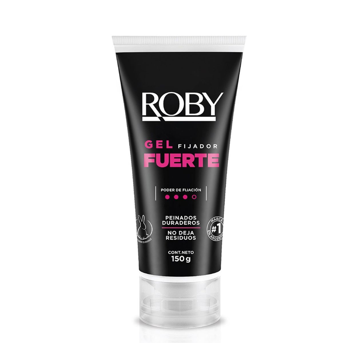 ROBY - Gel Fijador Fuerte para el Cabello Roby 150 g