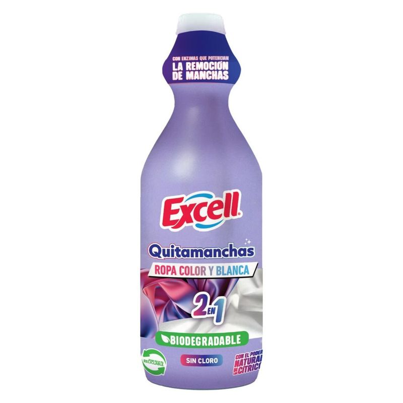 EXCELL - Quitamanchas Excel 2 en 1 960 ml