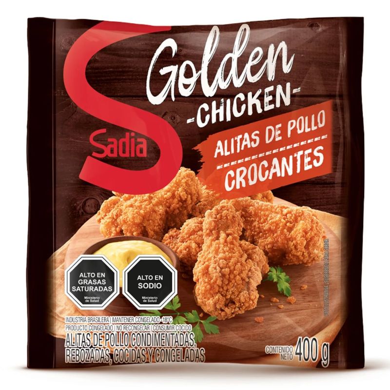 SADIA - Alitas de Pollo Rebozadas Golden Congeladas Sadia 400 g