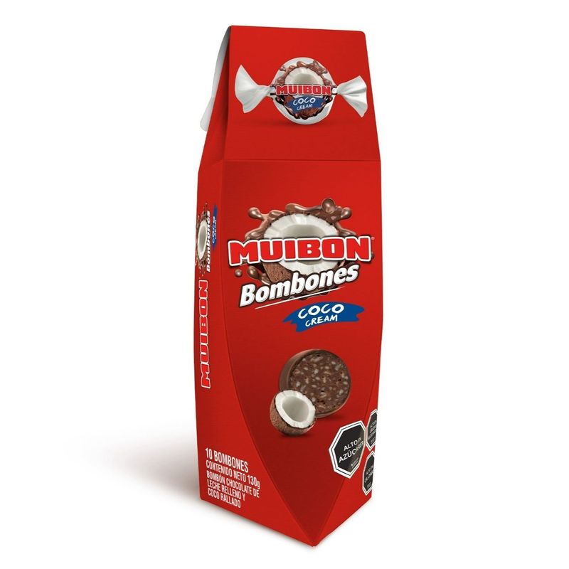 MUIBON - Bombones de Chocolate Coco Cream Muibon 130 g