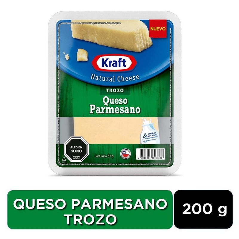 KRAFT - Queso Parmesano Trozo Kraft 200 g