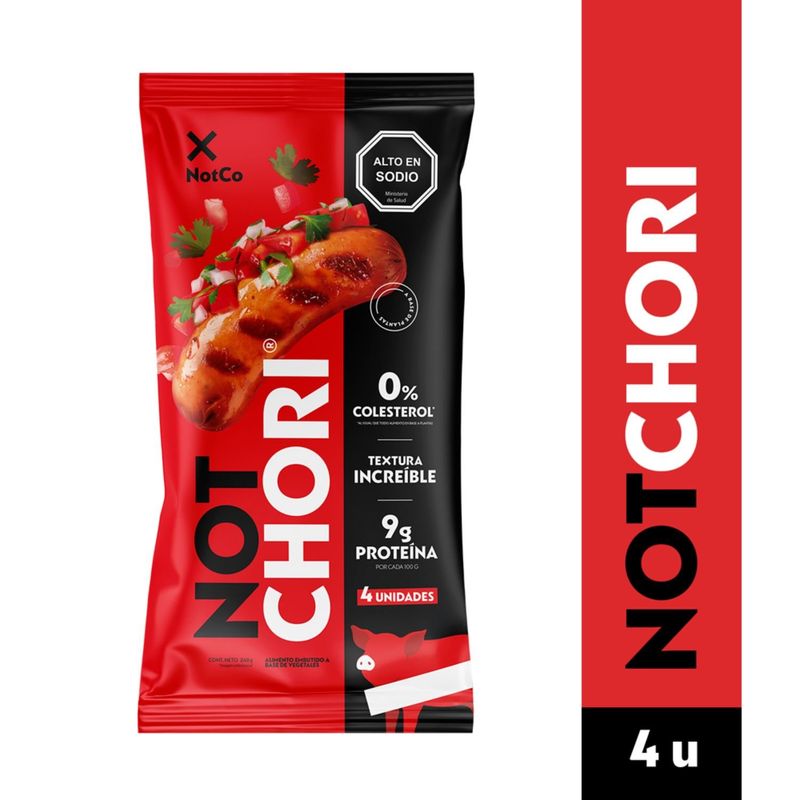 NOTCO - Chorizo Vegetal NotChori 4 x 60 g