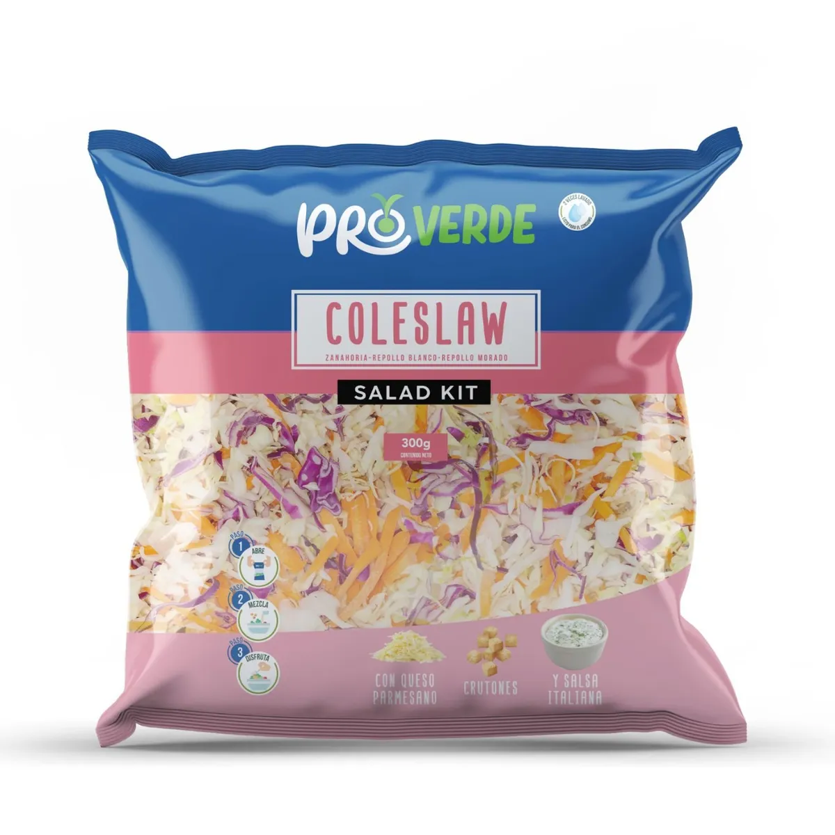 PROVERDE - Ensalada Kit Coleslaw Proverde 300 g