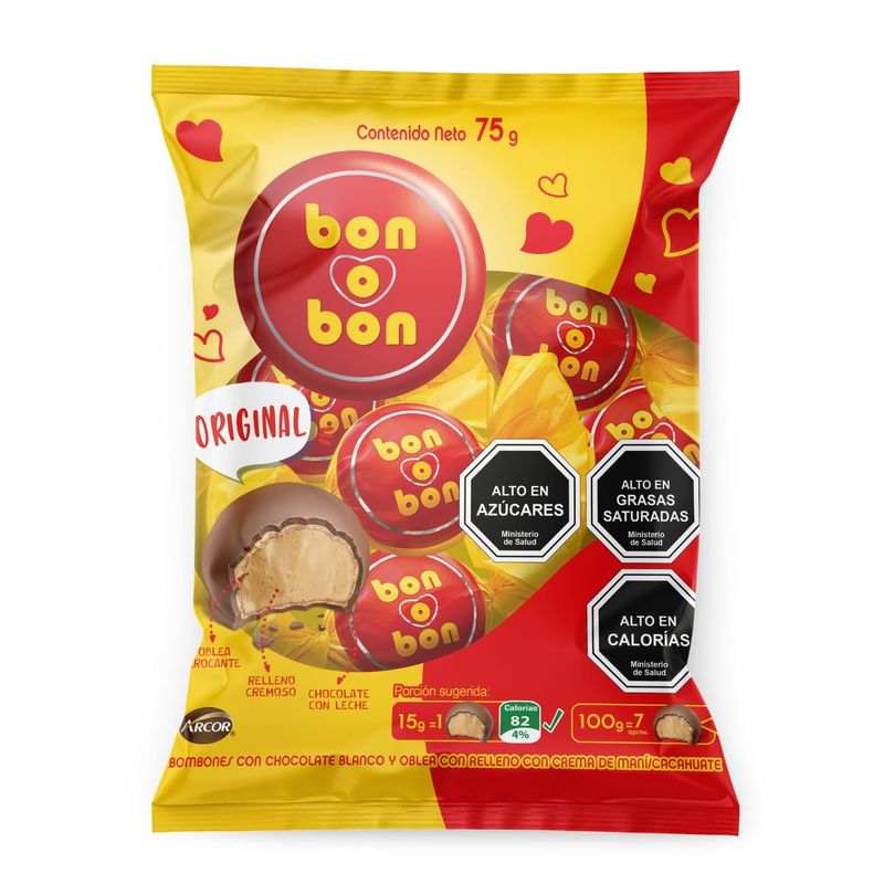ARCOR - Bombones Bon o Bon 75 g