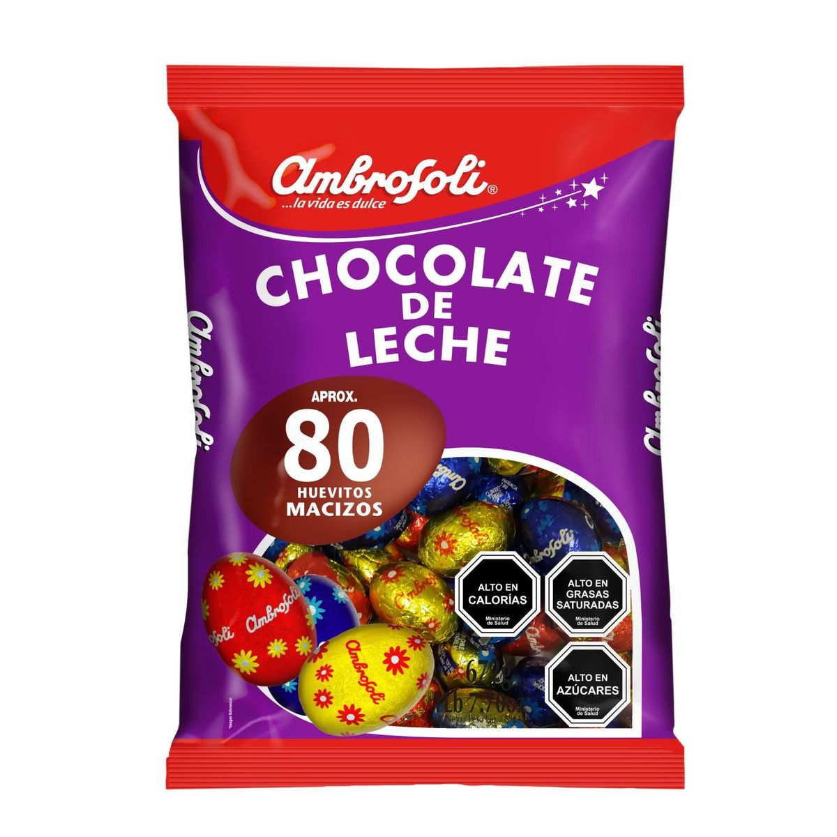  - Huevitos de Chocolate Macizos Bolsa Ambrosoli 672 g