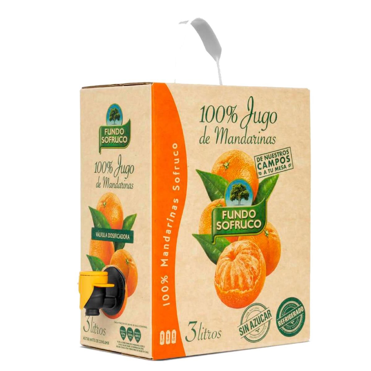FUNDO SOFRUCO - Jugo de Mandarina Natural Fundo Sofruco 3 L