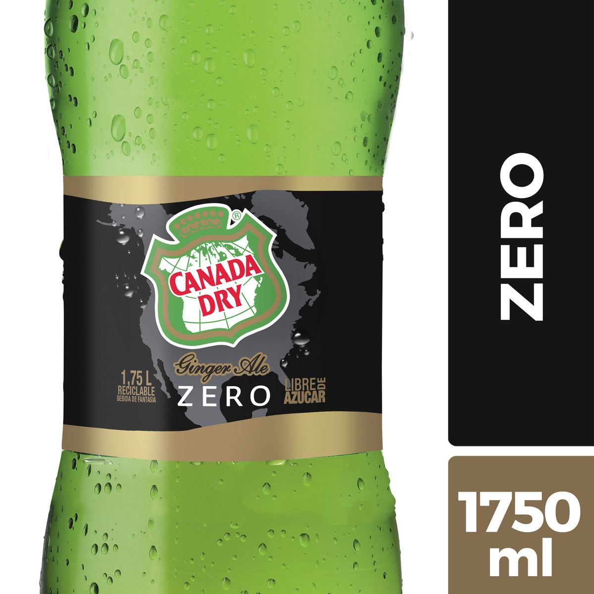 CANADA DRY - Bebida Canada Dry Ginge Ale Zero 1.75 L