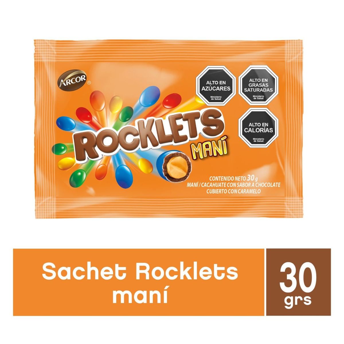 ROCKLETS - Chocolate Rocklets Maní 30 g