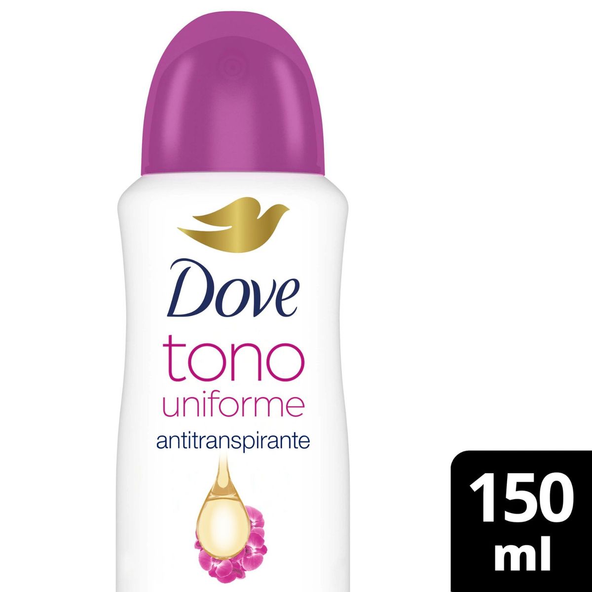 DOVE - Desodorante Antitranspirante Spray Dove Tono Uniforme Orquidea 150 ml