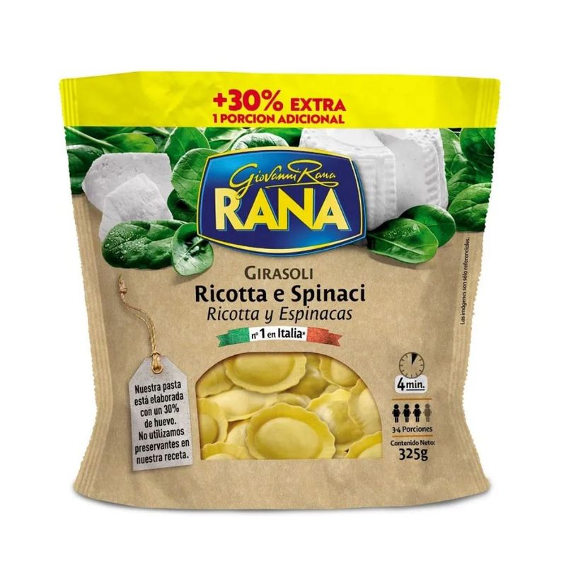 RANA - Pasta Girasoli Ricota y Espinacas Rana 325 g