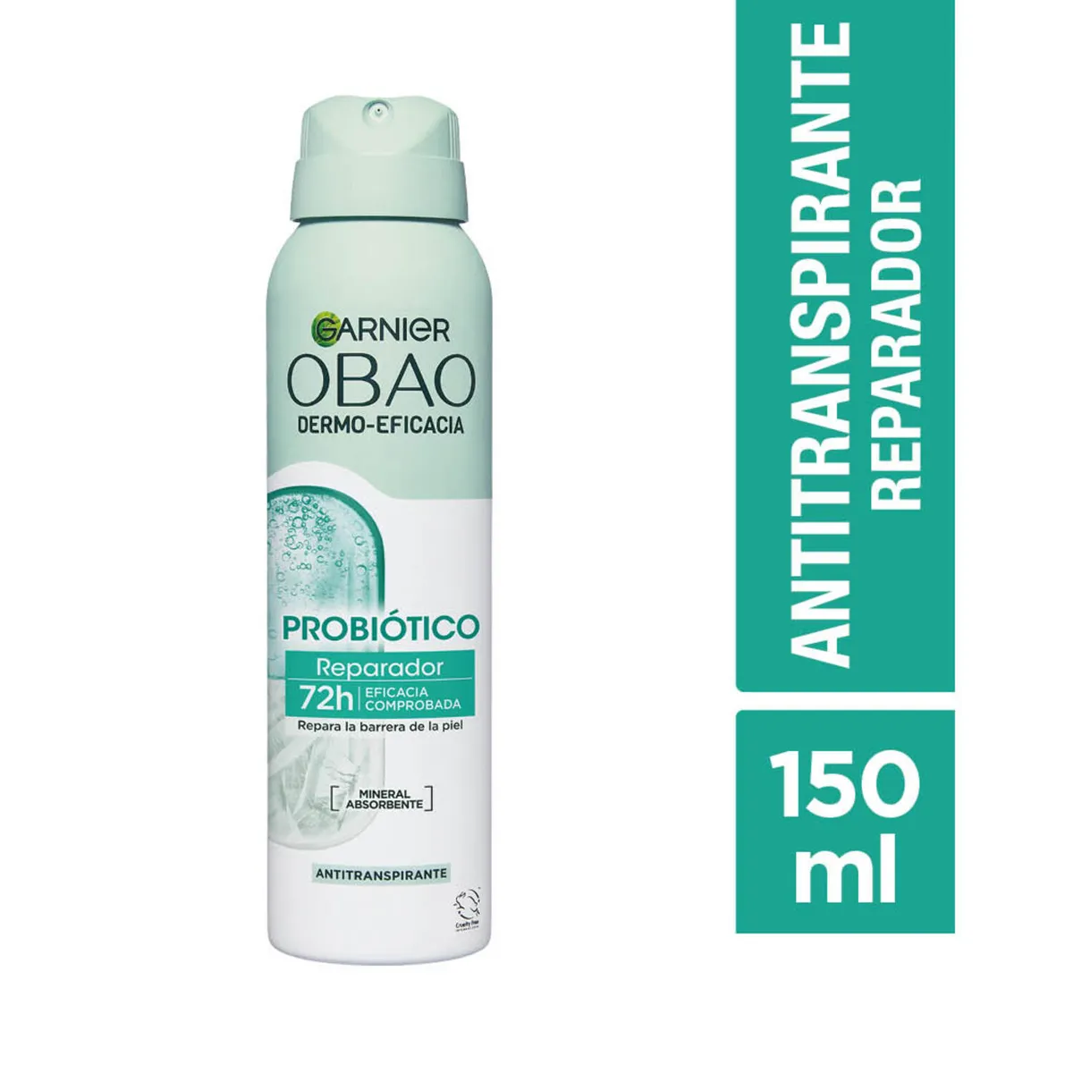 GARNIER DERMOEFICACIA - Desodorante en Spray Obao Dermo Probiótico 150 ml