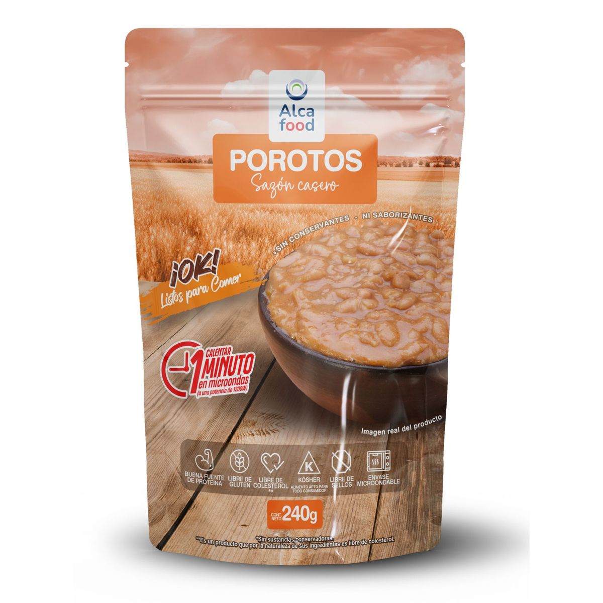 ALCAFOOD - Porotos Sazón Casero Alcafood 240 g