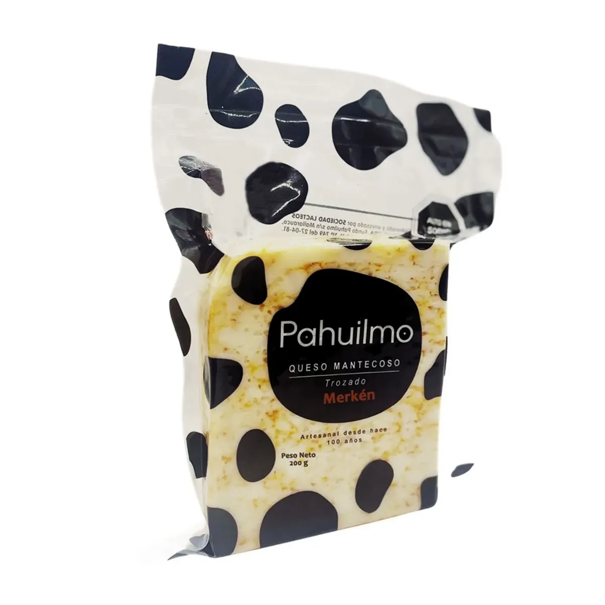 PAHUILMO - Queso Mantecoso Trozo Sabor Merkén Pahuilmo 200 g