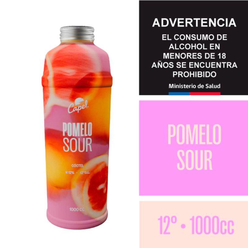 CAPEL - Cóctel Capel Pomelo Sour 12° 1 Lt