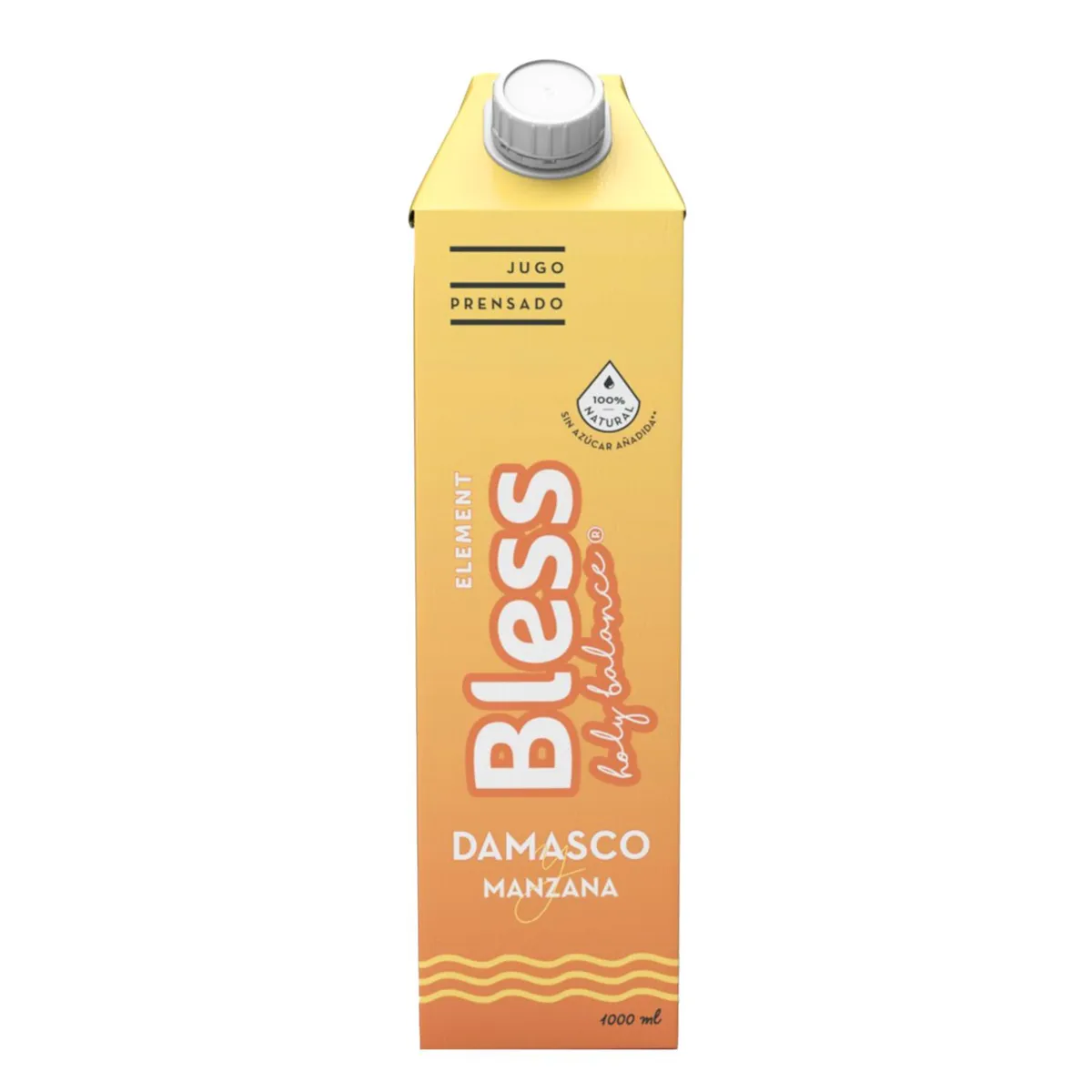 BLESS - Jugo Prensado Bless Element Damasco Manzana 1 L