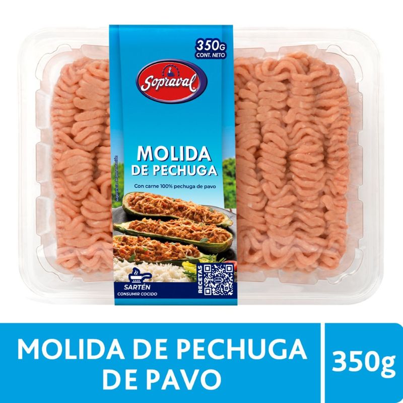 SOPRAVAL - Carne Molida de Pechuga de Pavo Sopraval 350 g